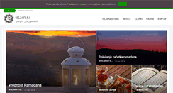 Desktop Screenshot of islam.si