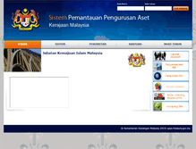 Tablet Screenshot of myasset.islam.gov.my